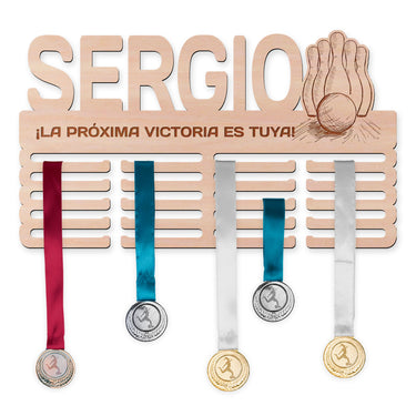 Perchero para medallas - Bolos 