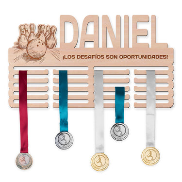 Perchero para medallas - Bolos 