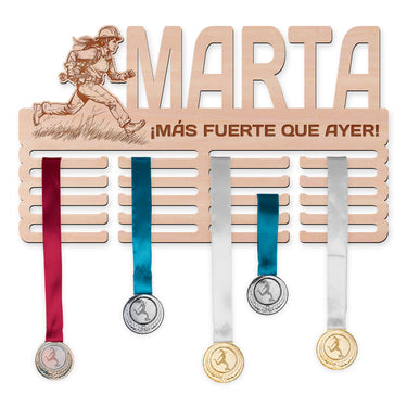 Perchero para medallas - Bomberos, mujer 