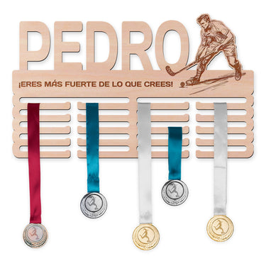 Colgador de medallas - Floorball, hombre 