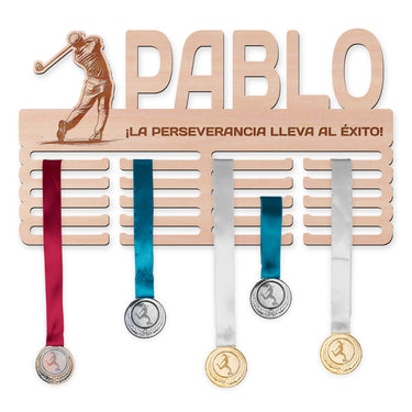 Perchero para medallas - Golf, hombre 