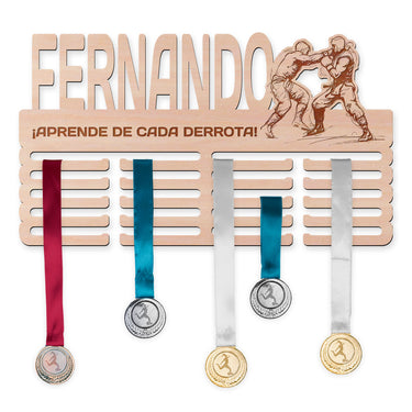 Perchero para medallas - Kickbox, hombre 