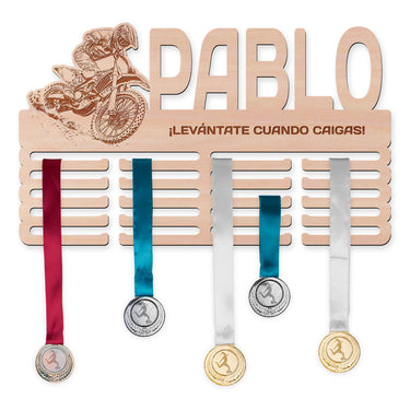 Colgador de medallas - Motocross 