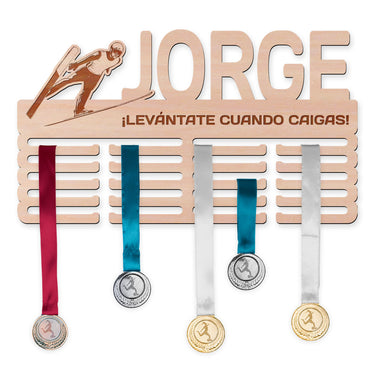 Colgador de medallas - Salto de esquí 