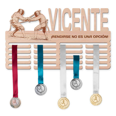 Perchero para medallas - Esgrima 