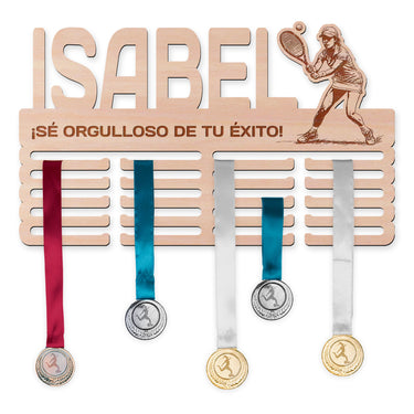 Colgador de medallas - Triatlón, mujer 