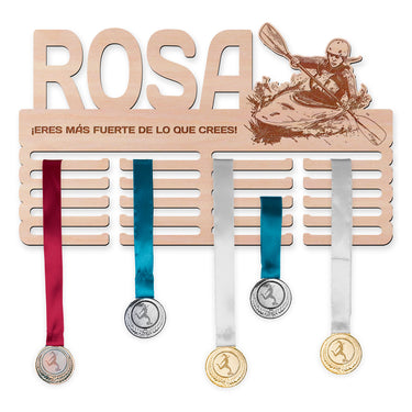 Colgador de medallas - Slalom en aguas, mujer 